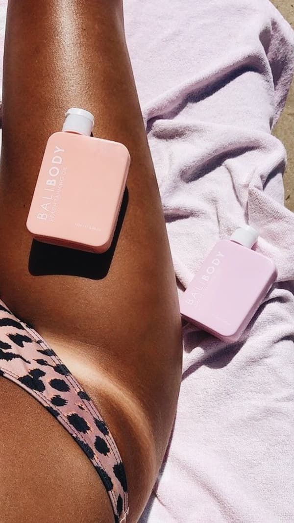 tanning oil