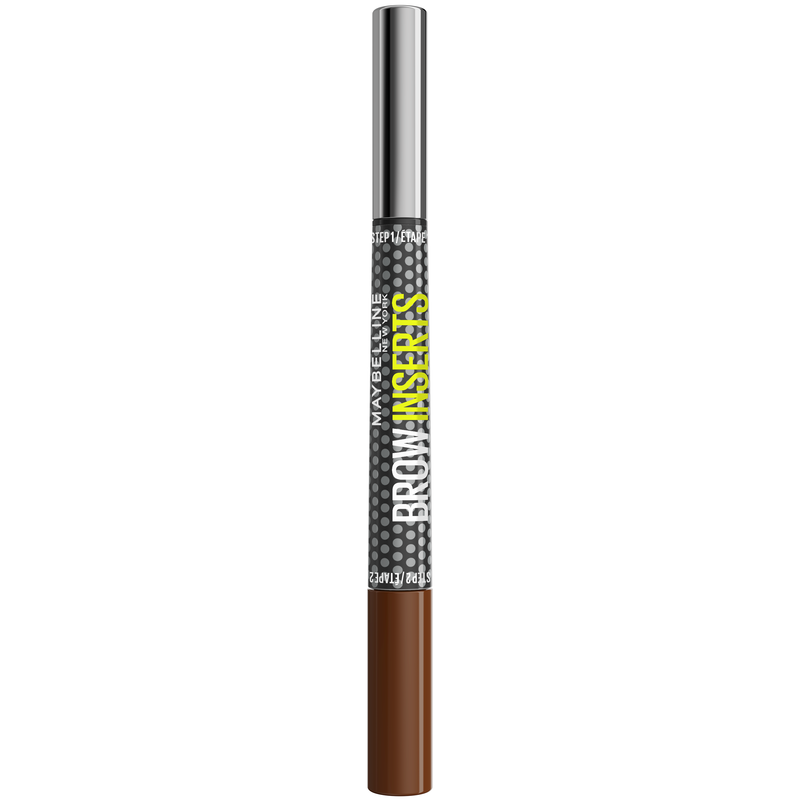 Maybelline Brow Insert 04 Medium Brown, 2-in-1 wenkbrauwpen en gel
