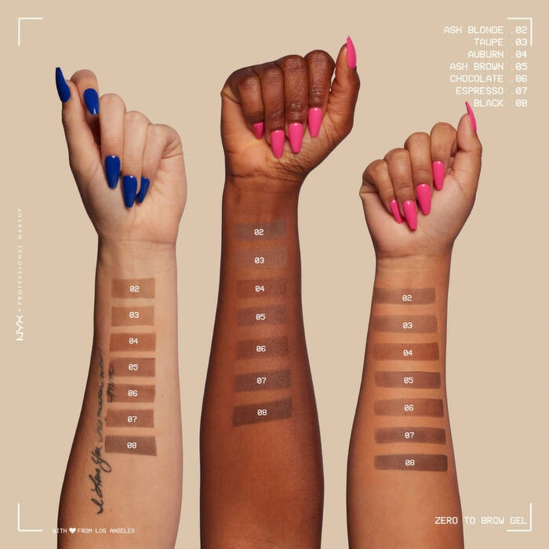Zero To Brow Gel Espresso