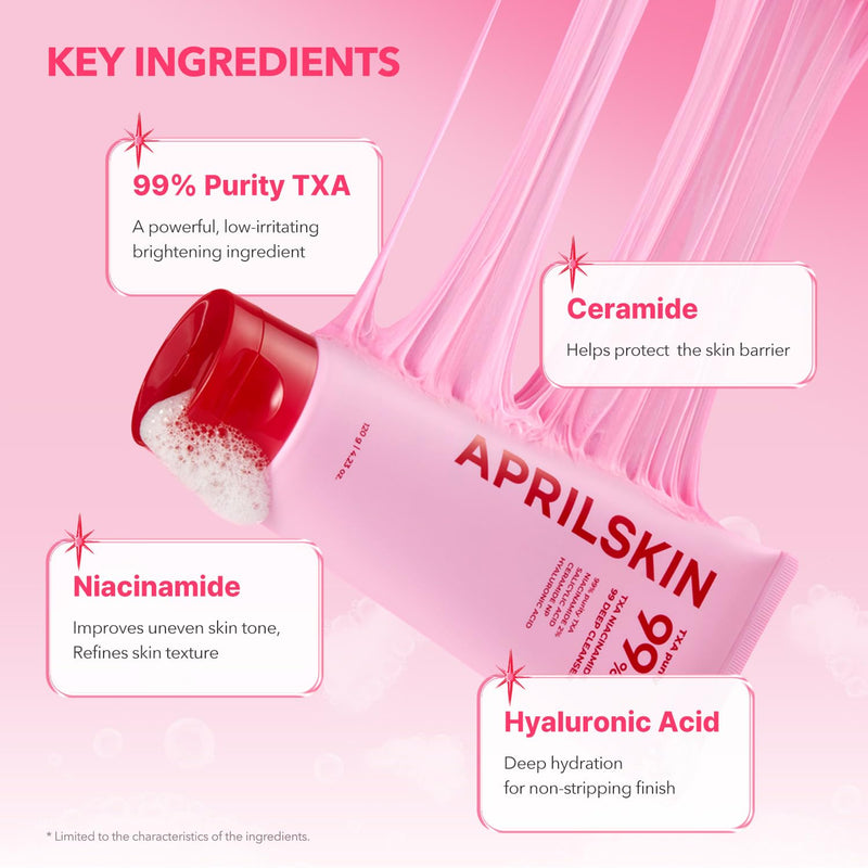 APRILSKIN TXA Niacinamide Toning Shot 99 Deep Cleanser
