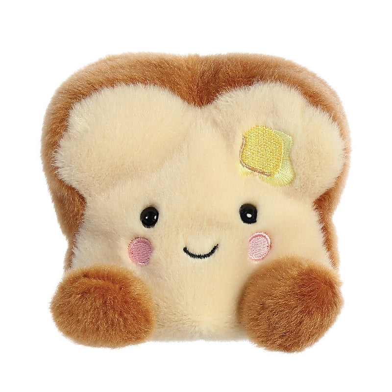 Aurora World Palm Pals Buttery Toast, zacht knuffeltje in boterham vorm