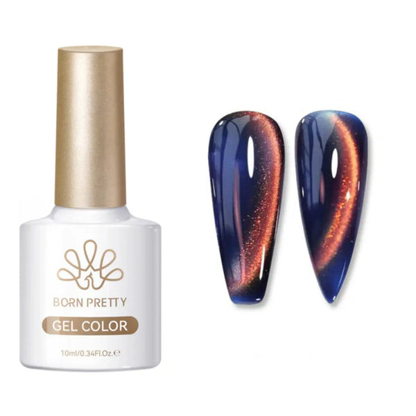 Born Pretty Colored Cat Magnetic Gel MY393 Blazing Sky