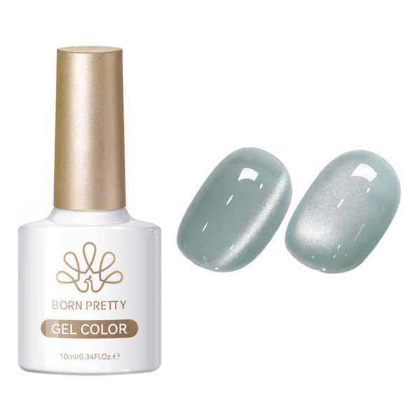 Born Pretty Glass Bead Cat Magnetic Gel MY553 Lake Blue