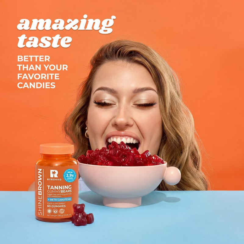 ByRokko Beta Carotene Tanning Gummies 2.0