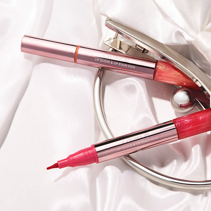 Catrice Brides & Besties Lip Gloss & Lip Stain Duo C01 Apricot Promise