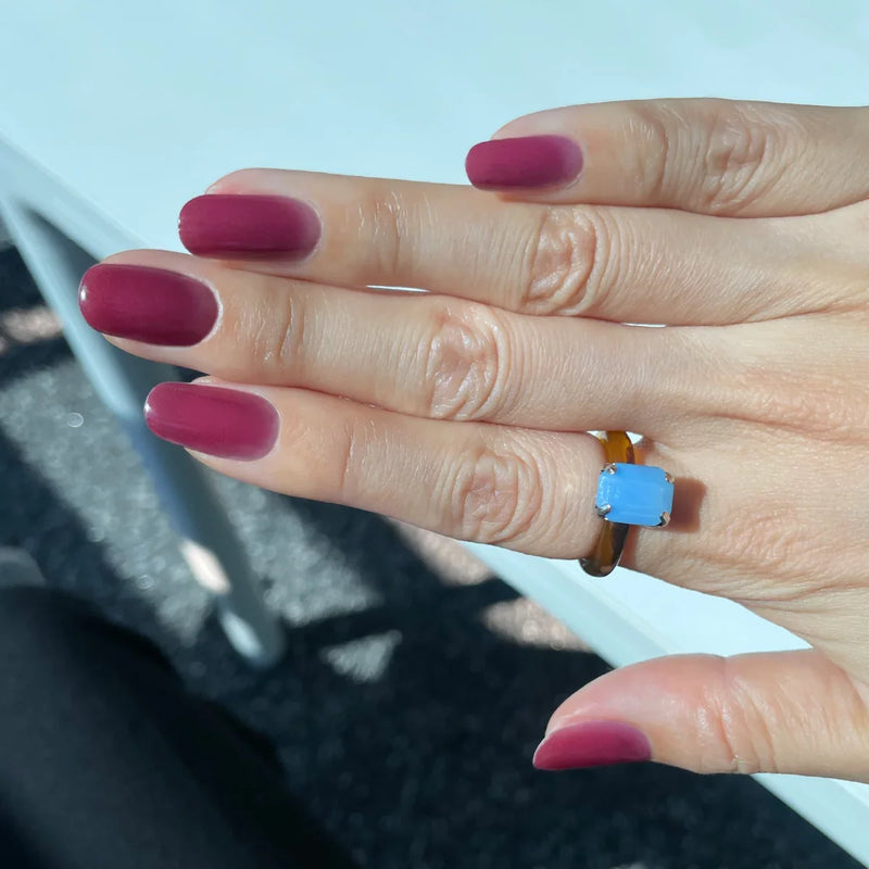 Nailo gellak stickers Cherry Burgundy, diep kersenrood