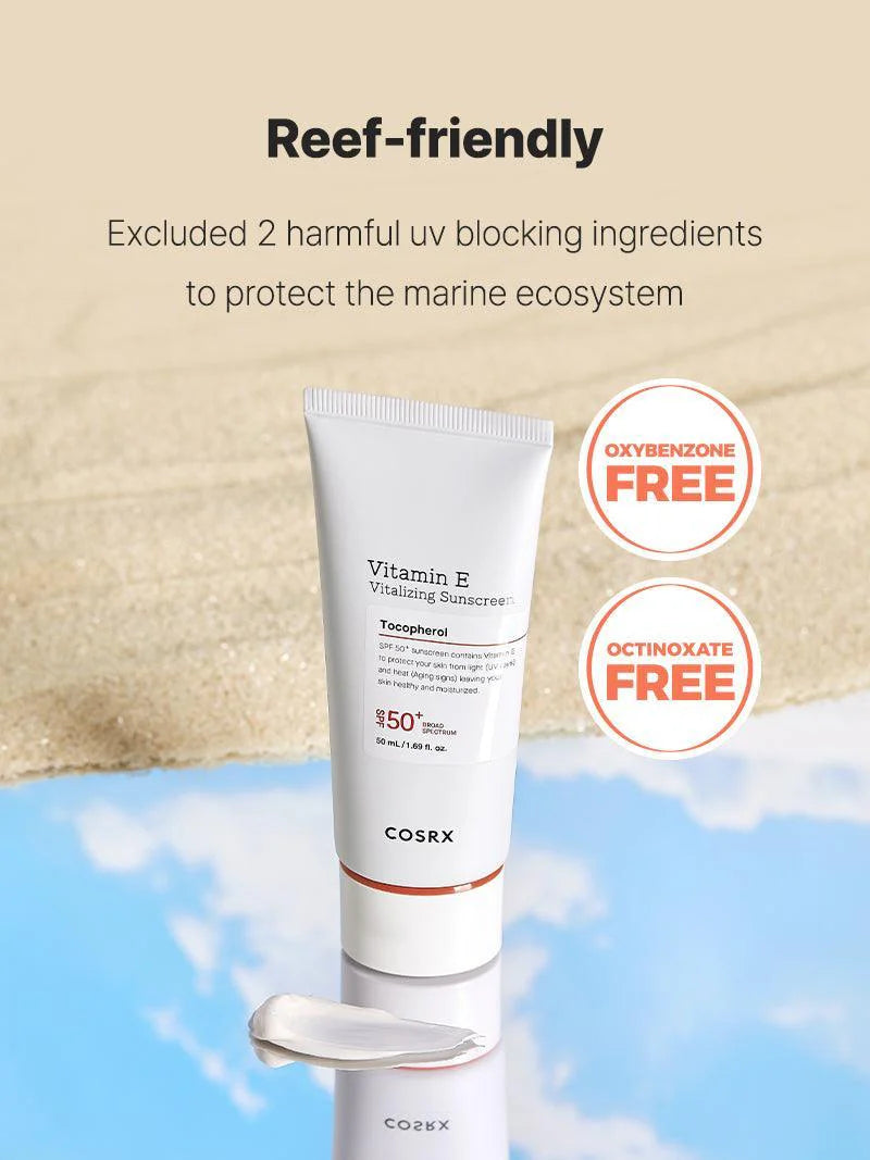 COSRX Vitamin E Vitalizing Sunscreen SPF 50+