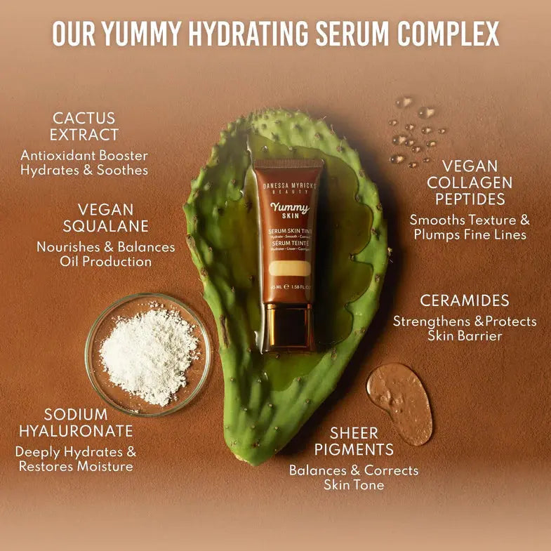 Danessa Myricks Beauty Yummy Skin Serum Skin Tint 13, lichte foundation voor een natuurlijke glow, foto 5 van 6