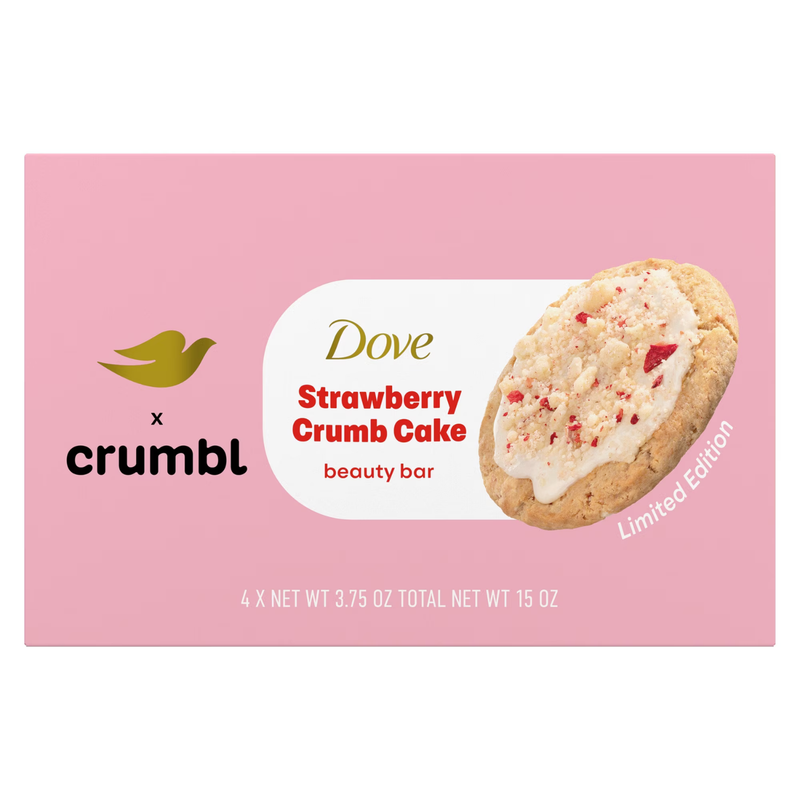 Dove Beauty Cream Bar Strawberry Cake 4-Pack