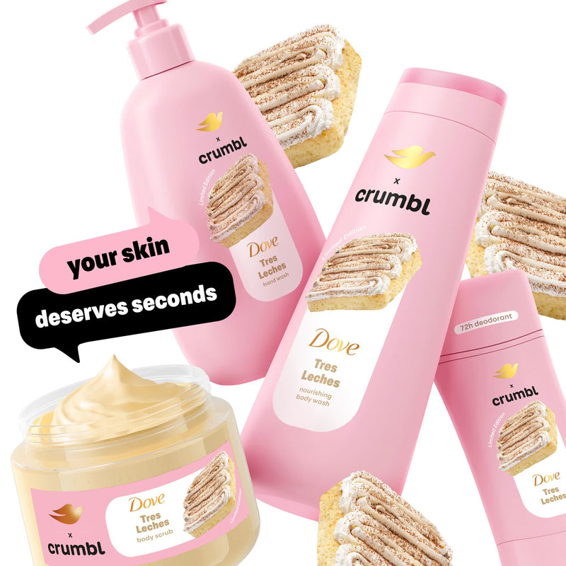 Dove Crumbl Limited Edtion Liquid Hand Soap Tres Leches