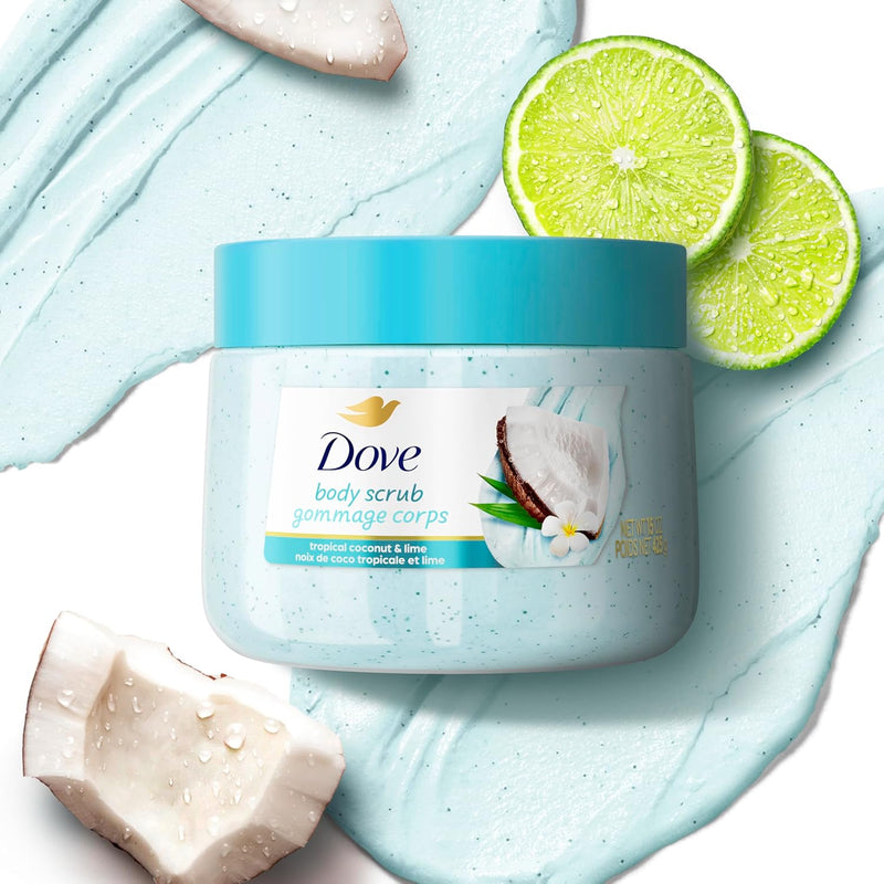 Dove Scrub Tropical Coconut & Lime Body Scrub