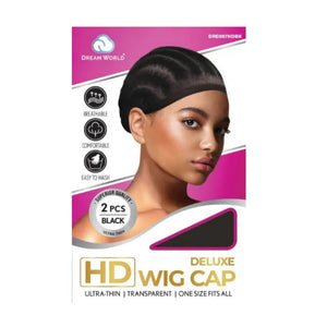 Wig Cap Hd 2pcs Black #dre097hdbk