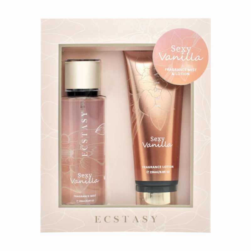 Ecstasy Gift Set Sexy Vanilla Creme + Mist