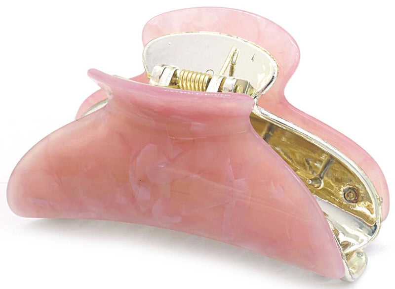 Hair Accessories Hair Claw Gold Pink 8.5cm