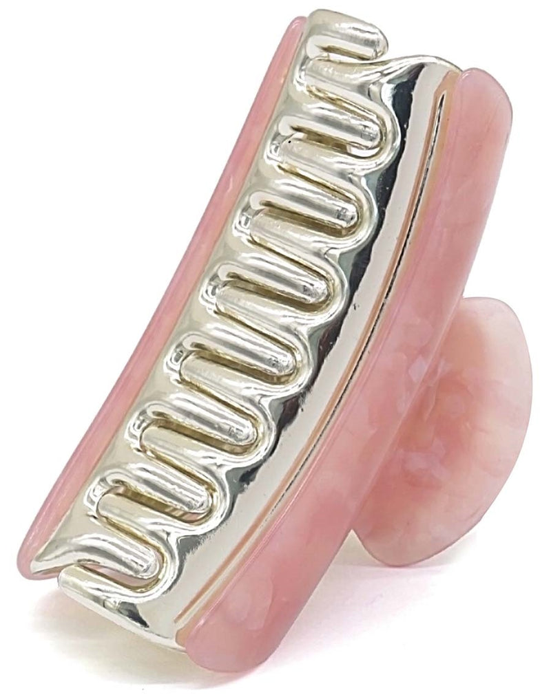 Hair Accessories Hair Claw Gold Pink 8.5cm
