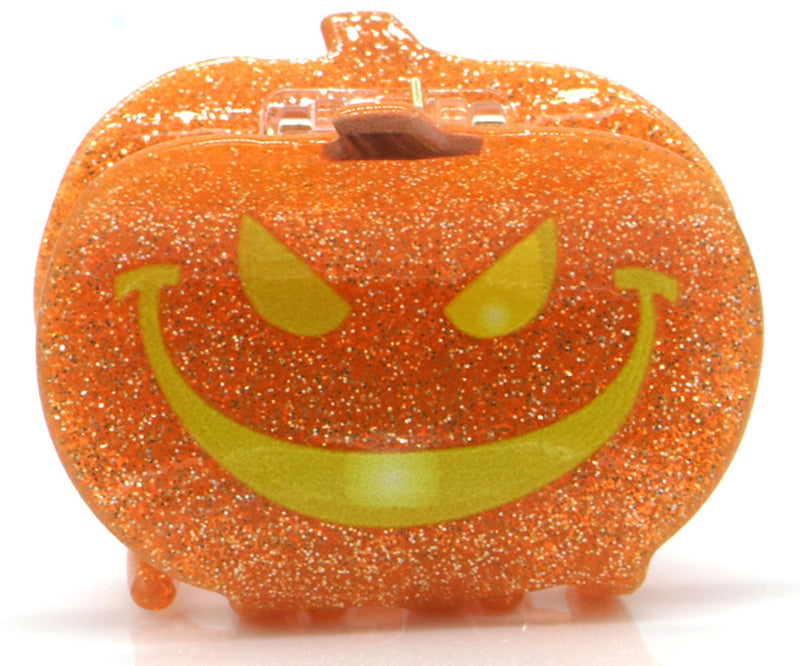 Hair Accessories Hair Claw Halloween Pumpkin Glitters