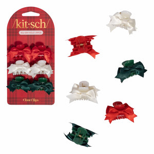 Holiday Mini Claw Clips 6pc Set