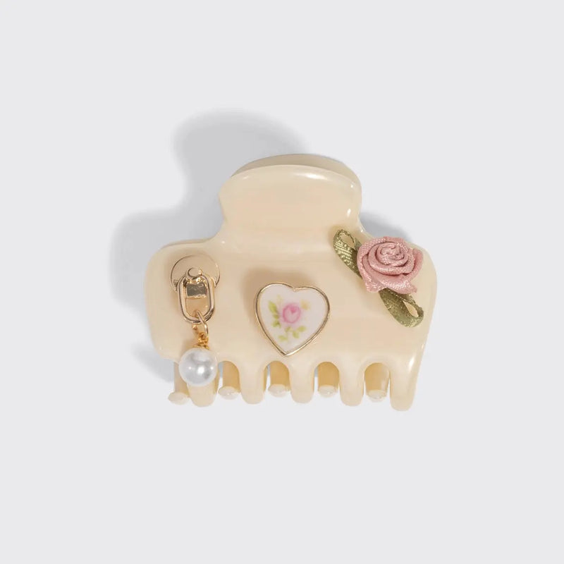 Kitsch KitschPop Charms & Cloud Clip Set Pearlized Cream
