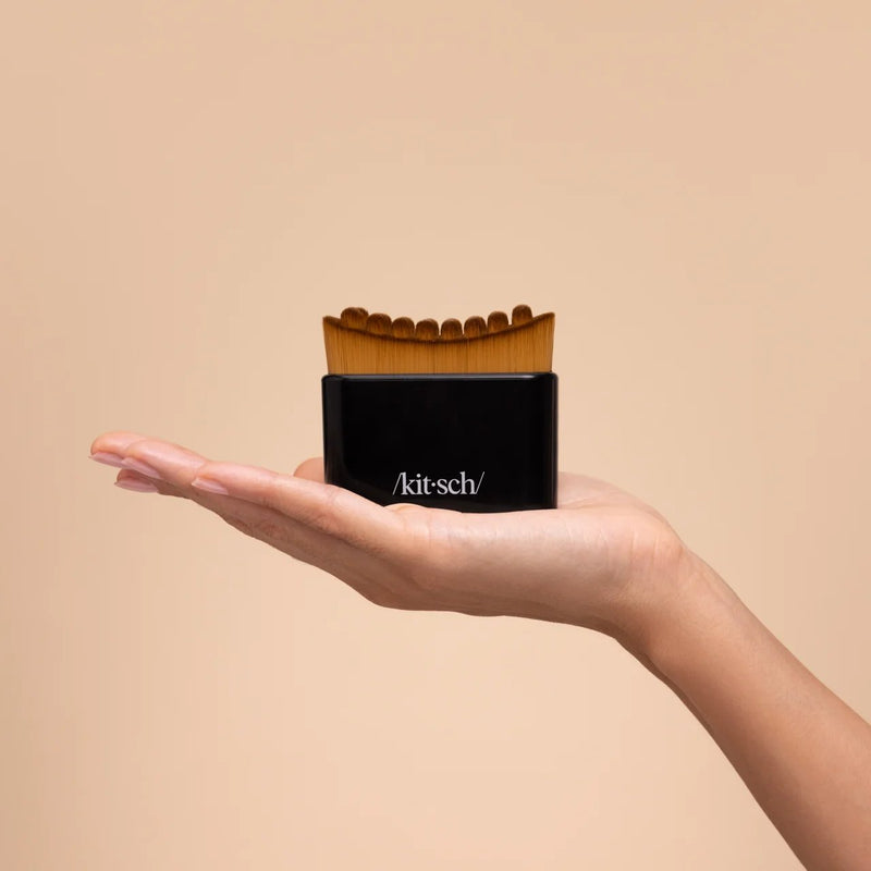 Kitsch Lymphatic Contour Face Brush Black