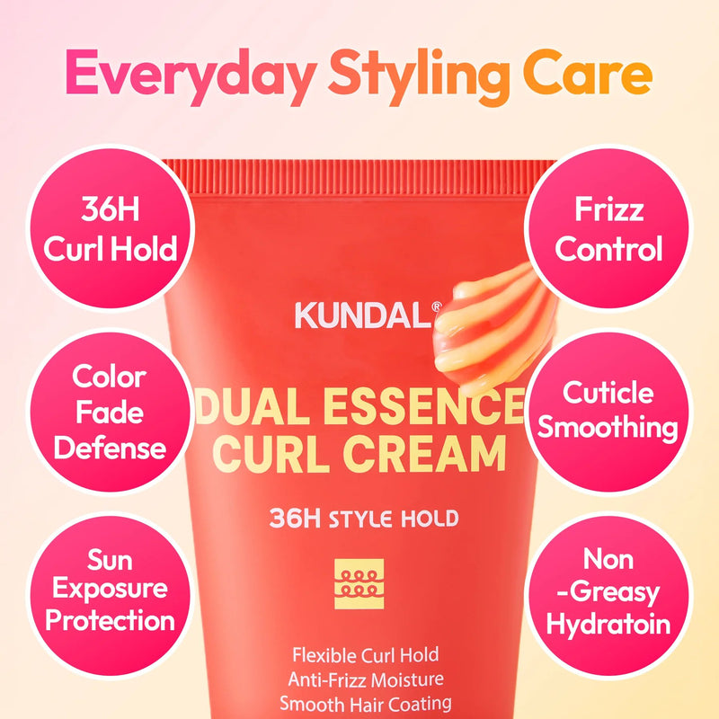 Kundal Dual Essence Curl Cream Cherry Blossom, krullencrème voor definitie, foto 3 van 12