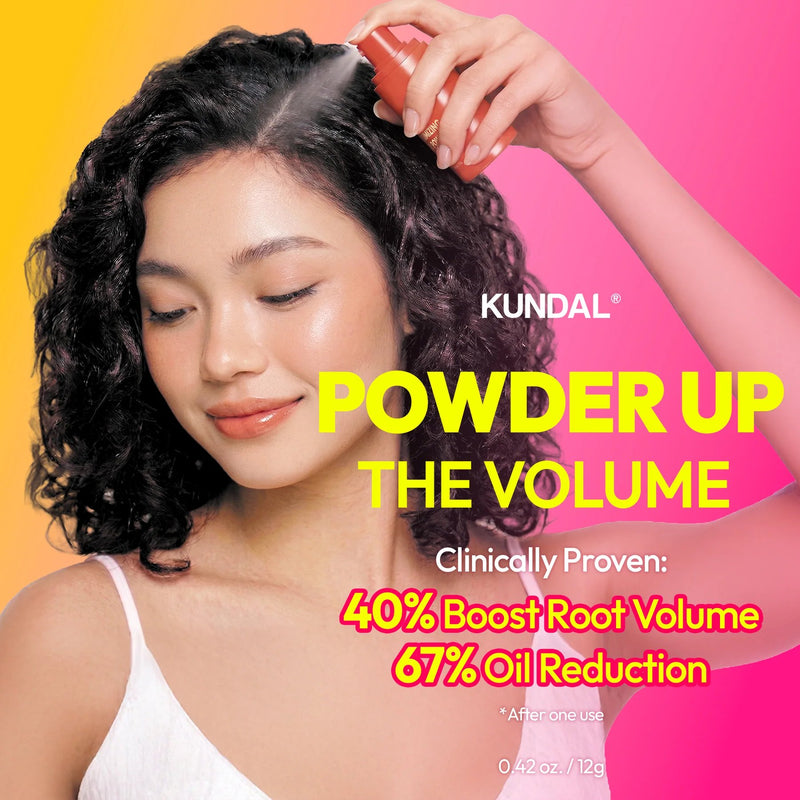 Kundal Volumizing Hair Powder Vanilla Pistachio, haarpoeder voor volume en textuur, foto 5 van 12