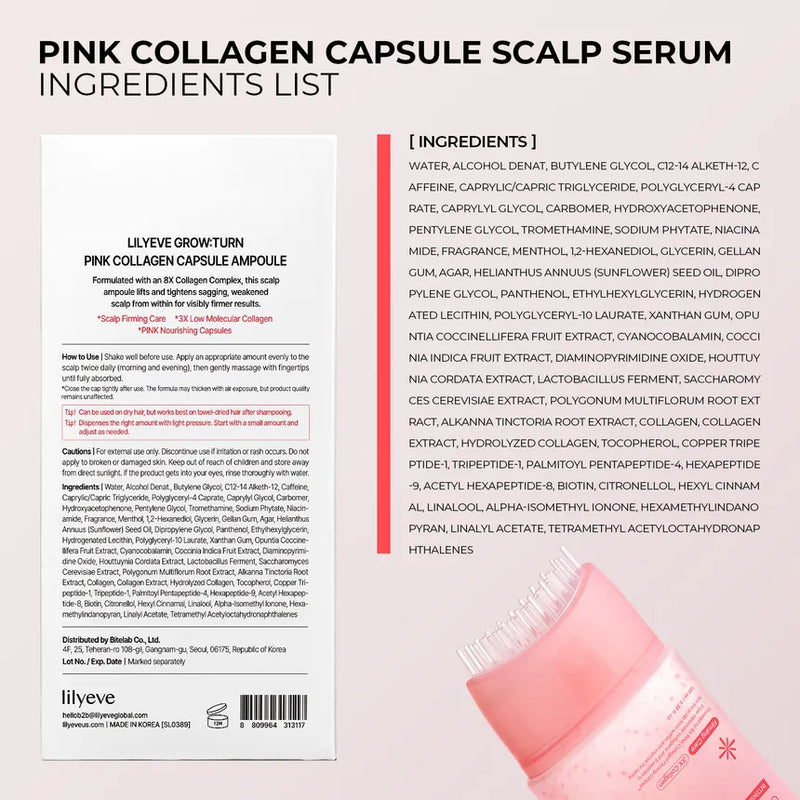 Lilyeve Grow Turn Pink Collagen Capsule Ampoule 2