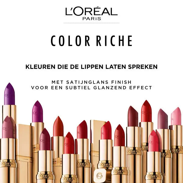 L'Oréal Paris Color Riche Satin Lipstick 110 Made in Paris