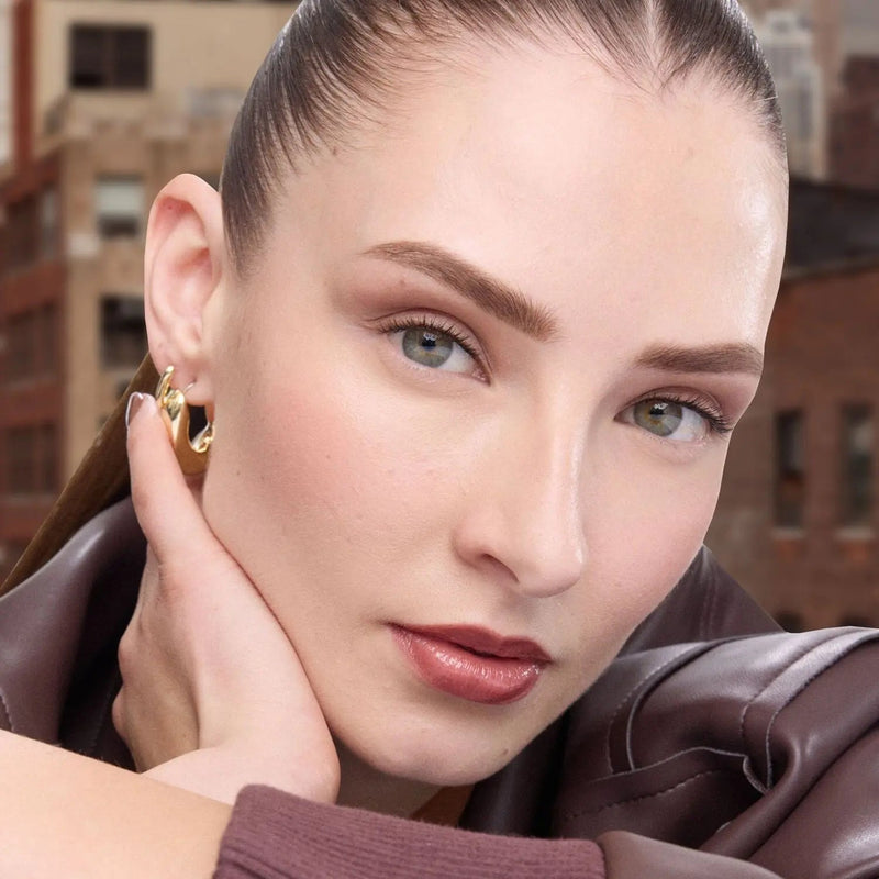 Maybelline Quick Shaper Eyebrow Pencil Medium Brown, wenkbrauwpotlood met spoolie, foto 3 van 4