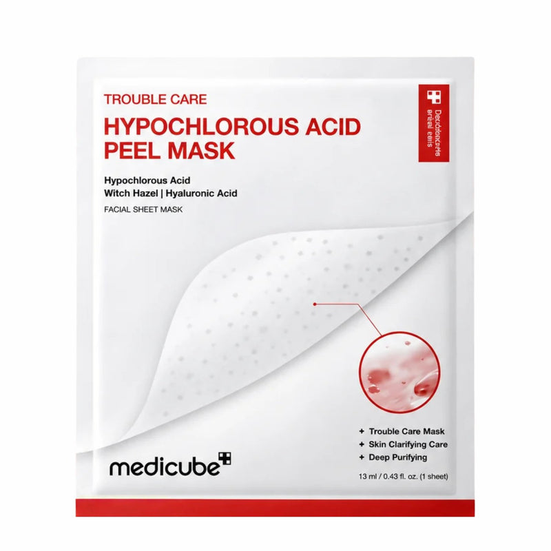 Medicube Hypochlorous Acid Peel Mask, zuiverend en hydraterend sheet mask
