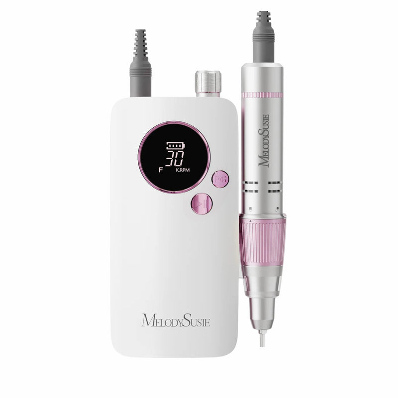 MelodySusie SC320F Clip On Rechargeable Nail Drill 30.000RPM Pink
