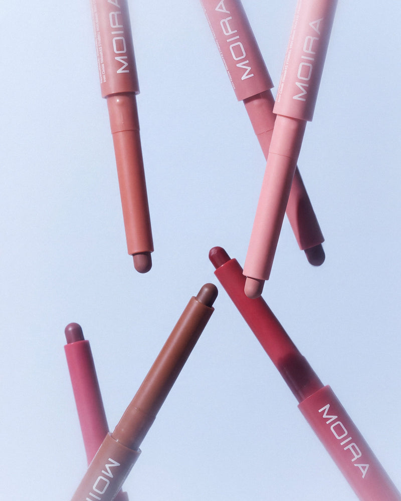 Moira Blur Lip Contour Liner 005 Cherry Blossom, romige lipliner voor zachte definitie, foto 7 van 7