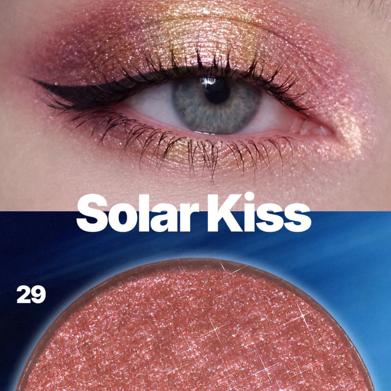 Moira Chroma Light Shadow 029 Solar Kiss, hoog gepigmenteerde metallic oogschaduw, foto 2 van 5