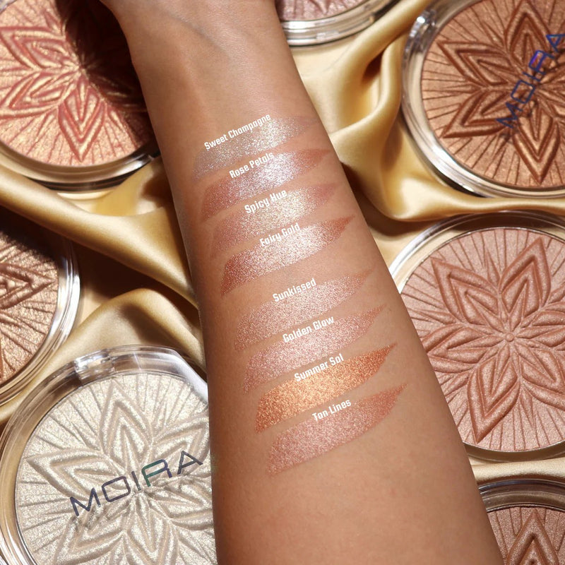 Moira Sun Glow Face & Body Highlighter 004 Fairy Gold