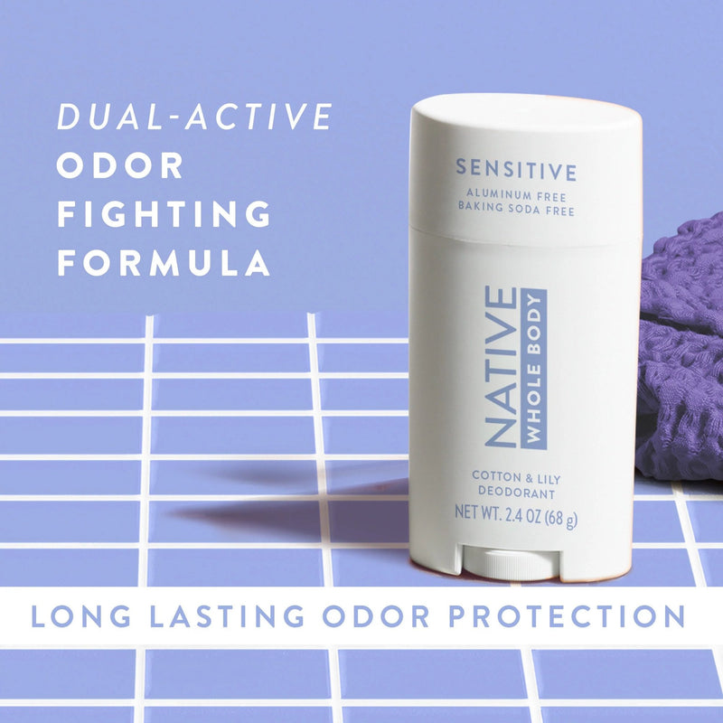 Native Whole Body Deodorant Stick Cotton & Lily