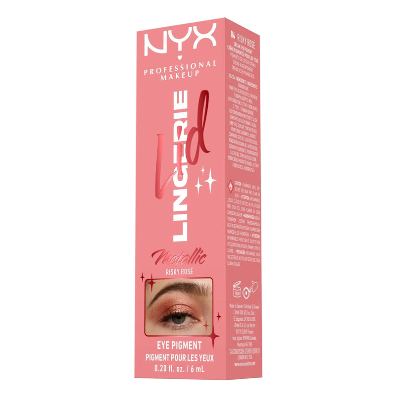 NYX Professional Makeup Lid Lingerie Cream Eye Pigment 04 Risky Rose