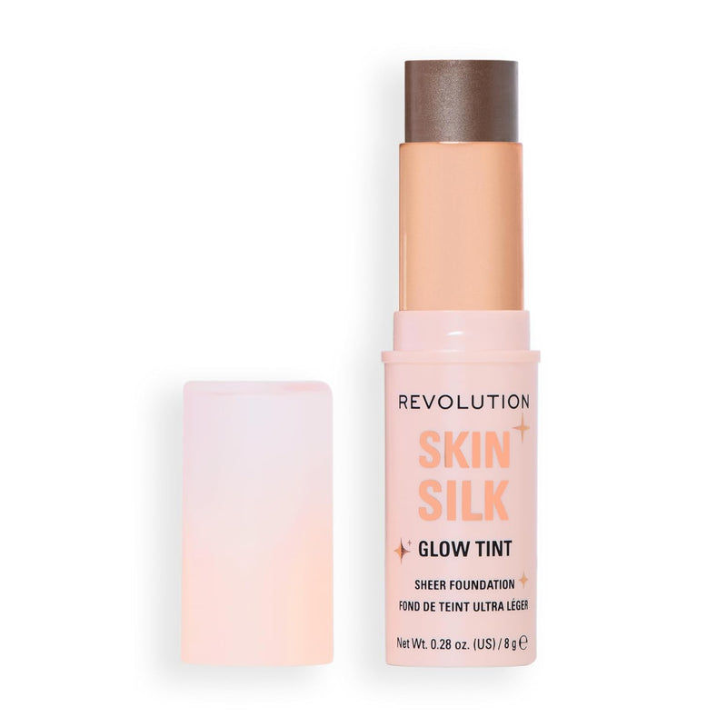 Revolution Skin Silk Glow Tint Sheer Foundation Stick Deep Neutral