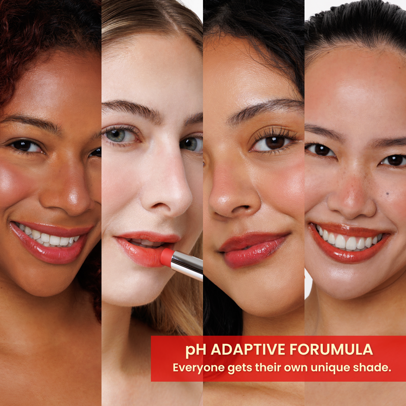 Rude Cosmetics The Glow Up! Glowing Lip Balm Silky Flush, pH-reagerende lippenbalsem, foto 6 van 9