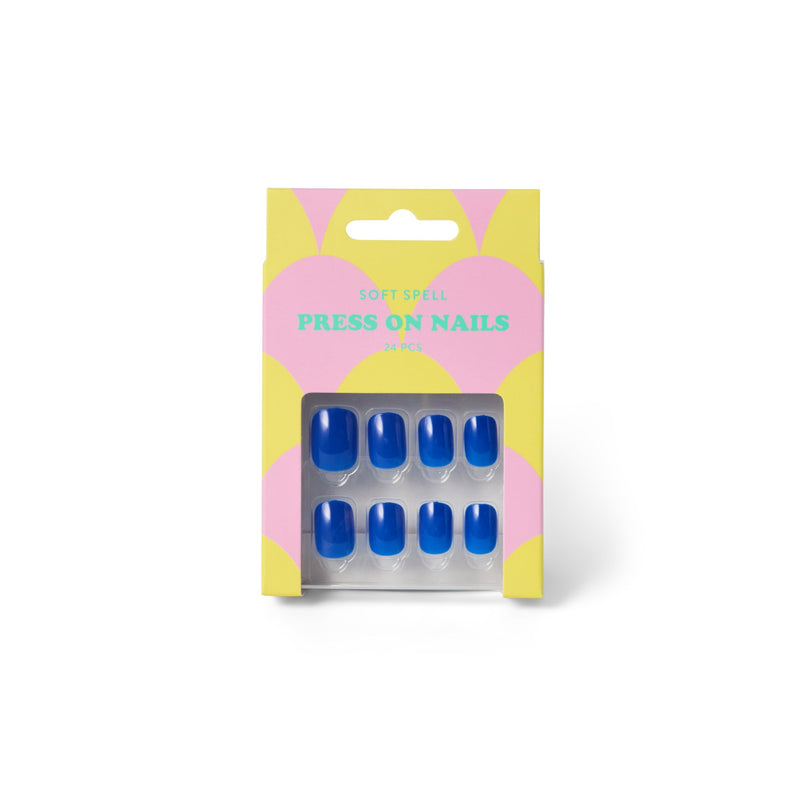 Soft Spell Press On Nails Royal Blue
