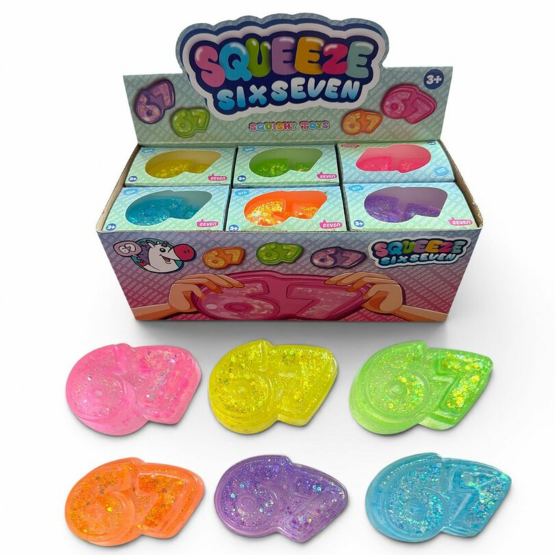 Squishy Mystery 6/7 Glitter Sugar Squishy
