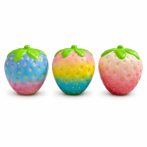 Mystery Colorfull Strawberry Squishy Foam van Boozyshop, mystery squishy, uitvoering is een verrassing