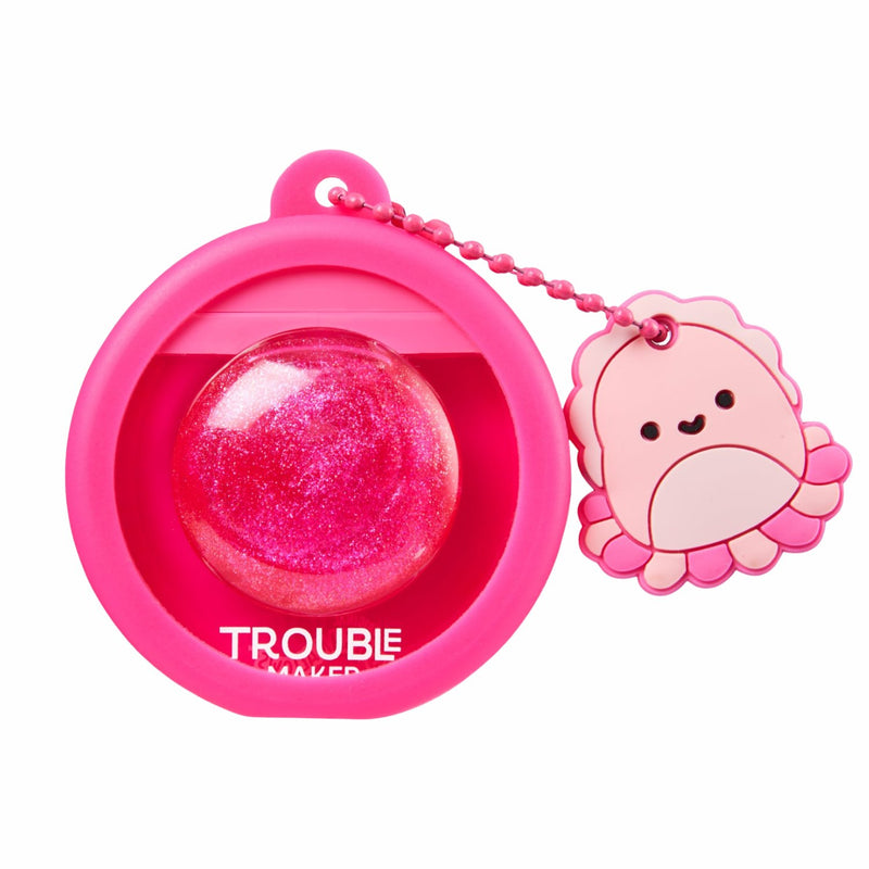 Trouble Maker X Squishmallows Auggie The Cuttlefish Pink Bubble Trouble With Snug