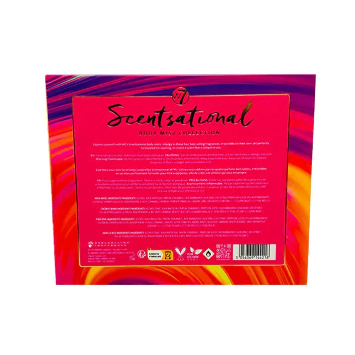 W7 Cosmetics Scentsational Body Mist Collection