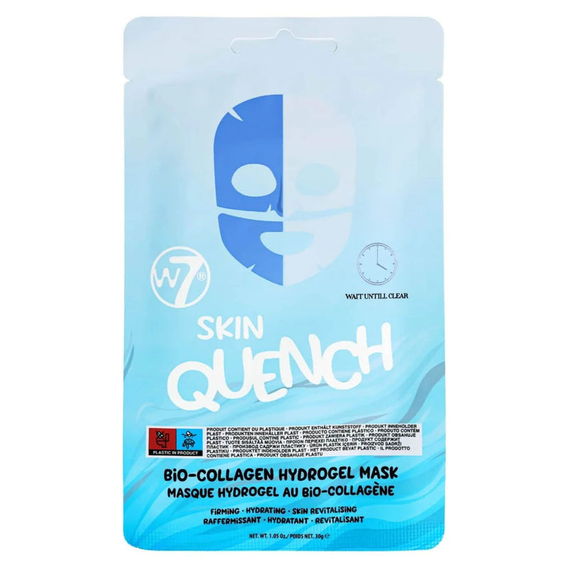 W7 Cosmetics W7 Skin Quench Bio Collagen Hydrogel Mask 3 Pack
