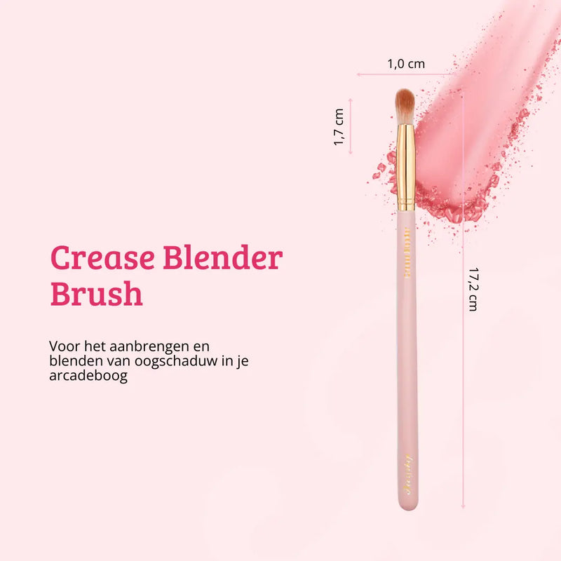 Boozyshop Soft Pink & Gold Crease Blender Brush