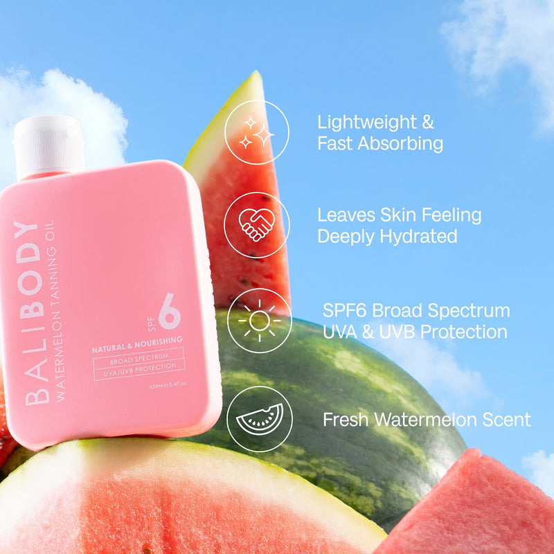 Watermelon Tanning Oil SPF6
