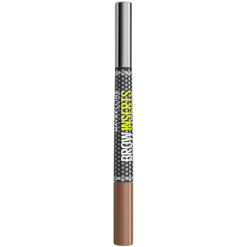 Maybelline Brow Insert 02 Brown, 2-in-1 wenkbrauwpen en gel