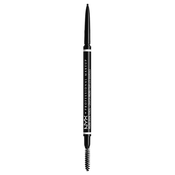 NYX Professional Makeup Micro Brow Pencil Black, wenkbrauwpotlood met ultra-fijn puntje en spoolie