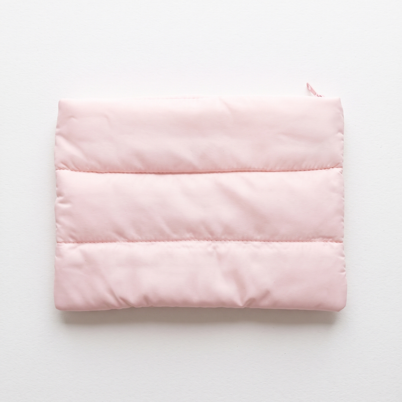Puffy Cosmetics Bag Soft Pink