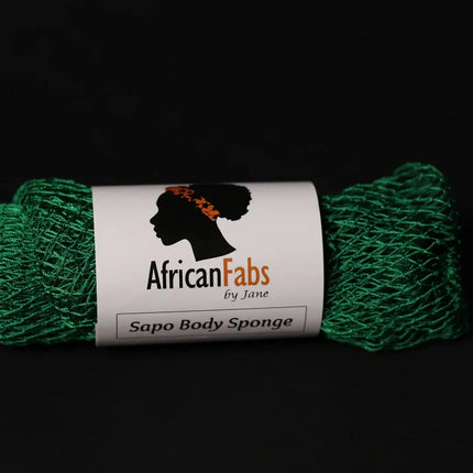 African Fabs African Net Sponge Sapo Army Green