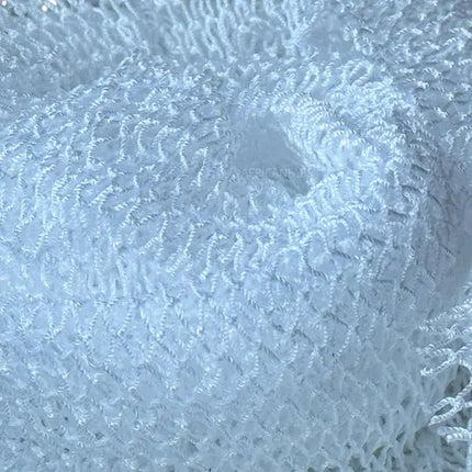 African Fabs African Net Sponge Sapo White